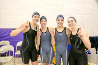 Girls Swim & Dive Wins Section!